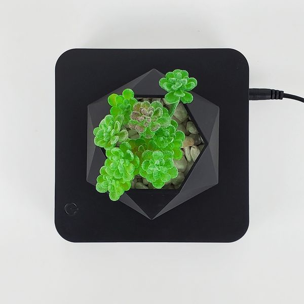 Магнітний левітаційний горщик для рослин HCNT Magnetic Levitating Pot Black ( ) KOS-5069 фото